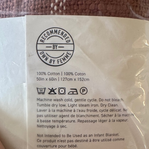 Woven Throw Blanket - Cozy Brown - Picture 5 of 5